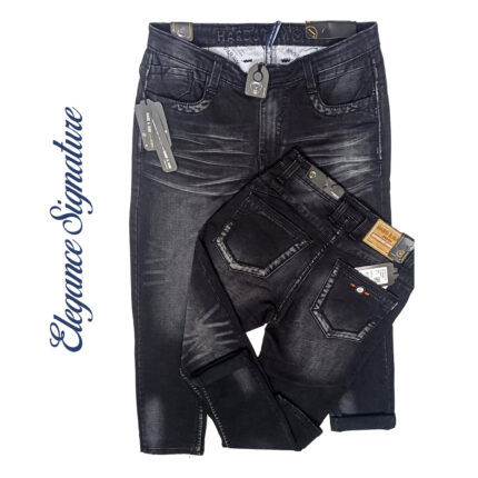 Hard & Raw Denim Pant- Black Wash